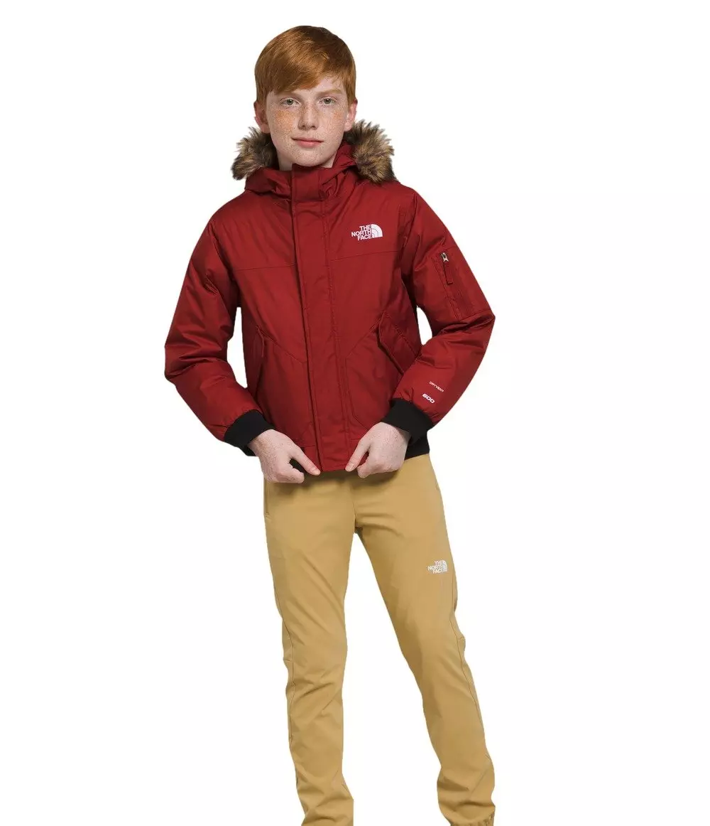 North face store gotham jacket red